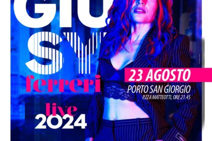 Stasera il concerto di Giusy Ferreri. Alle 21,45 ingresso gratuito